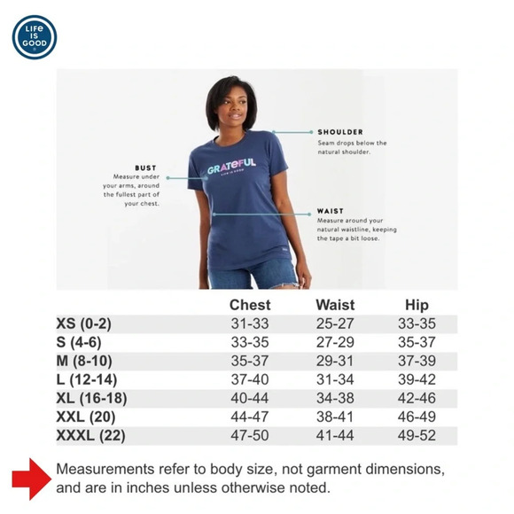 Life is Good Cloud White Flamingo Crewneck Tee Women Size Large NWT - Picture 5 of 12